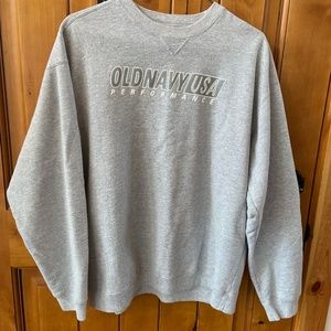 OLD NAVY unisex sweatshirt, light grey, size XL, like new condition